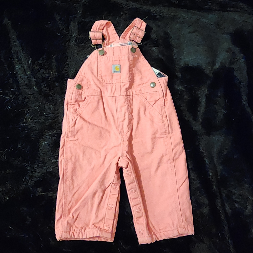 Carhartt Pink Kids Overalls